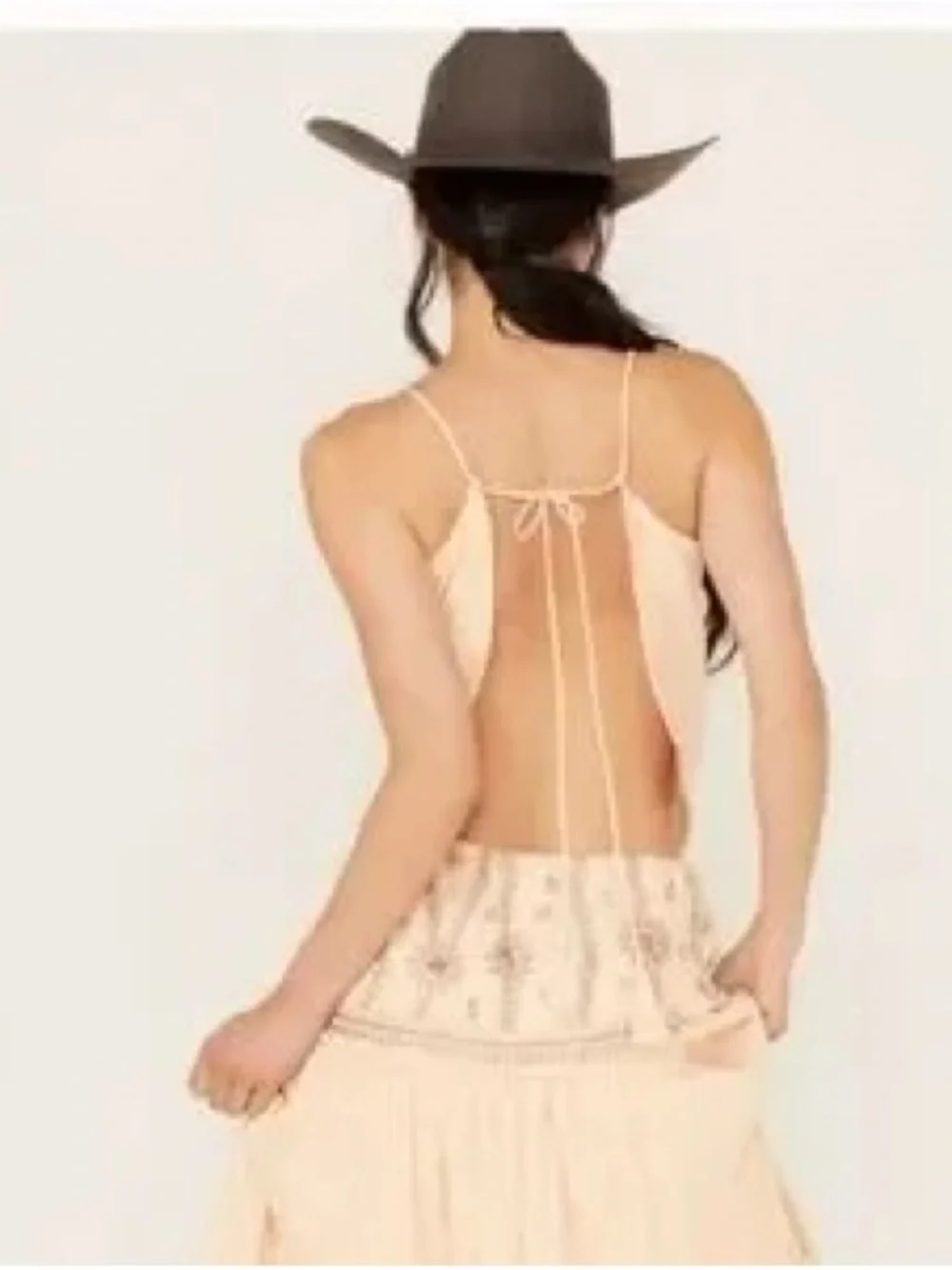 Free People pastel orange